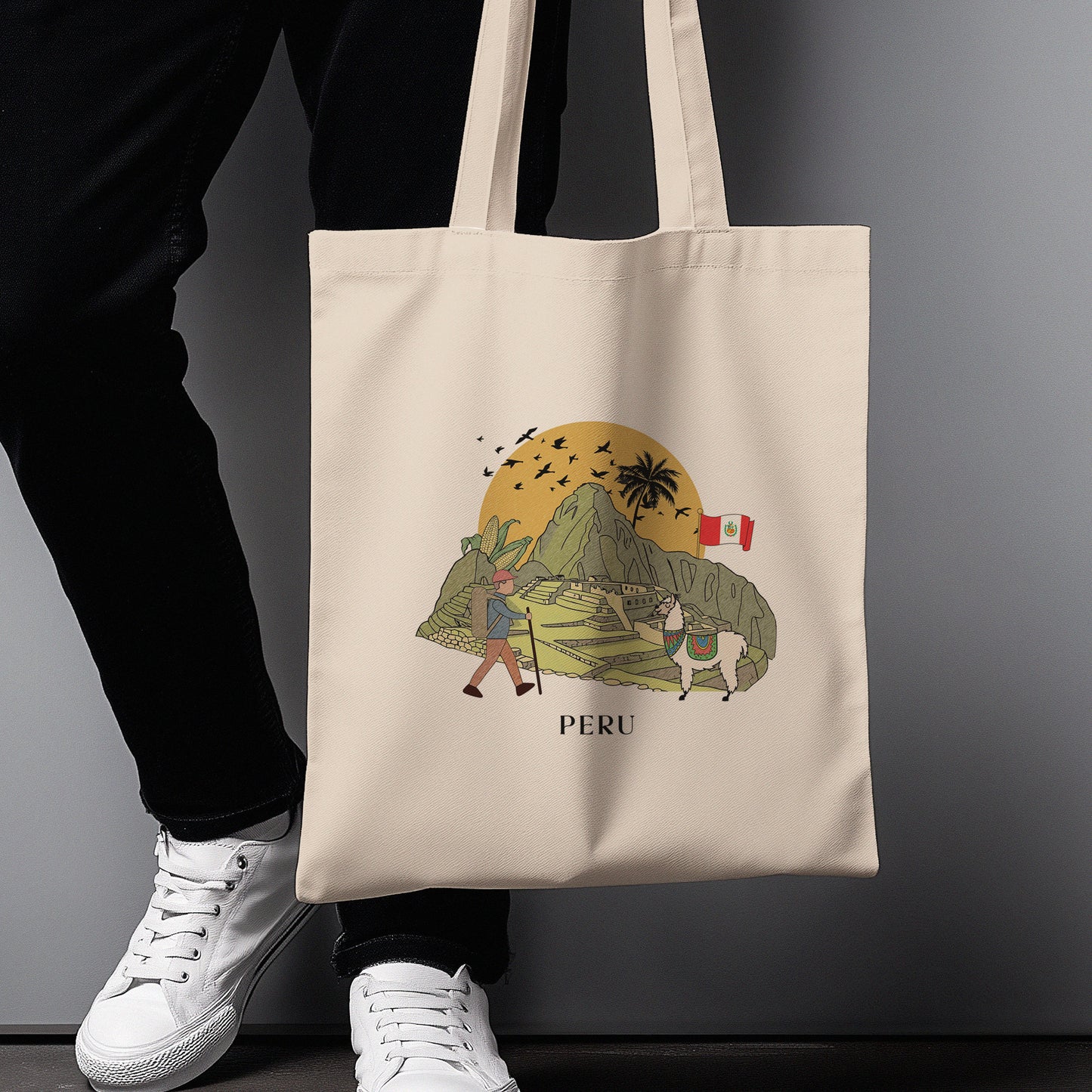 Peru Personalized Tote Bag