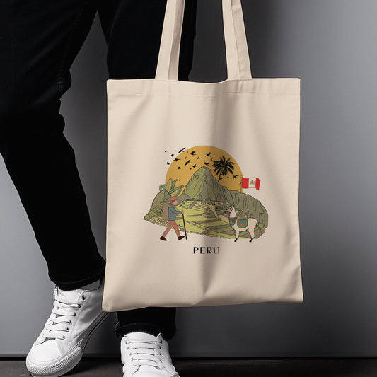 Peru Personalized Tote Bag