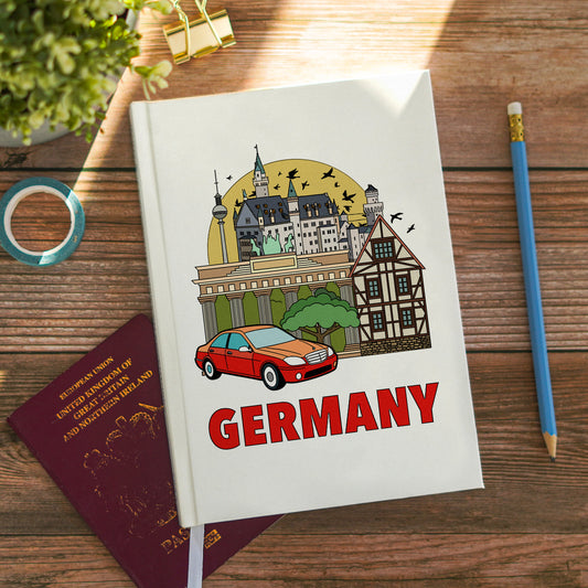 Germany Notebook Illustrated Travel Journal Series