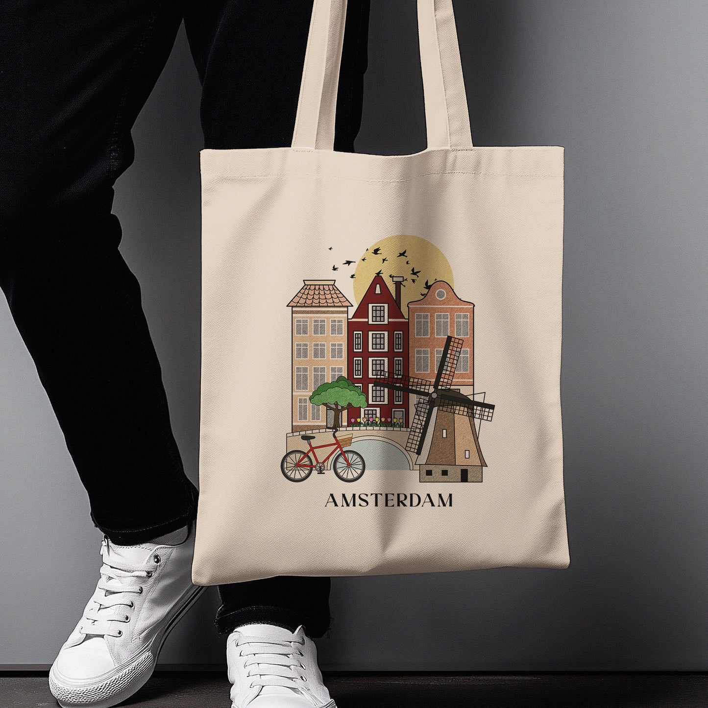 Amsterdam Personalized Tote Bag