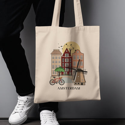 Amsterdam Personalized Tote Bag