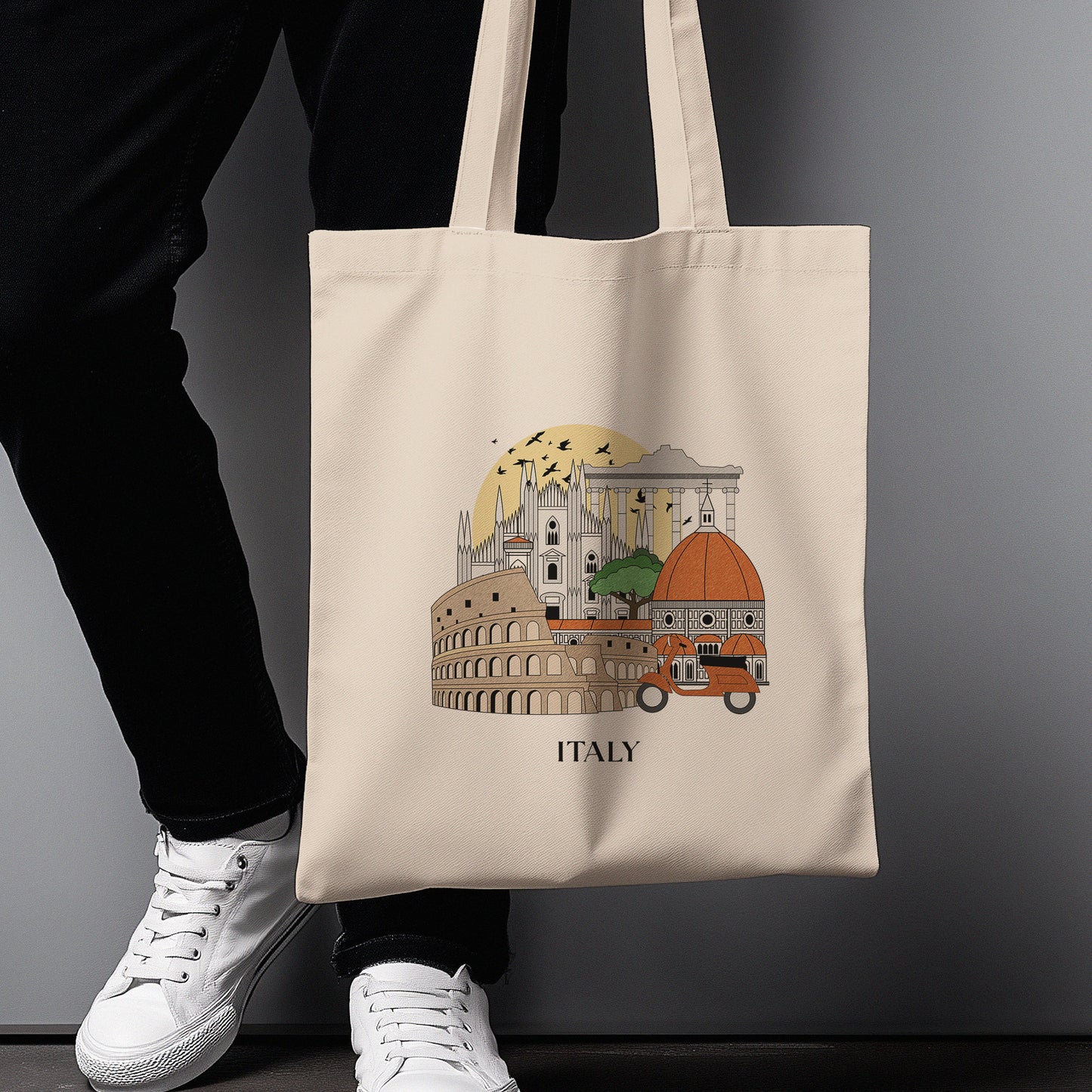 Italy Personalized Tote Bag