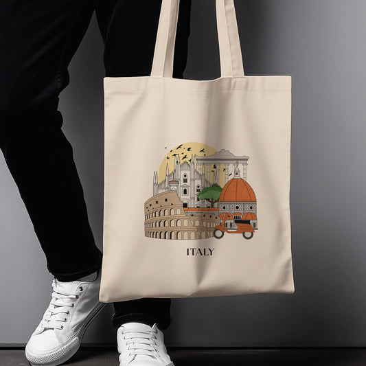 Italy Personalized Tote Bag
