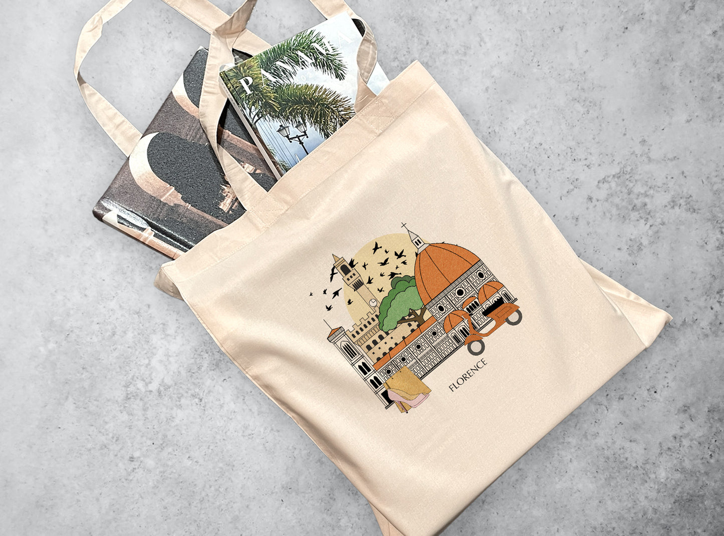 Florence Italy Personalised Tote Bag