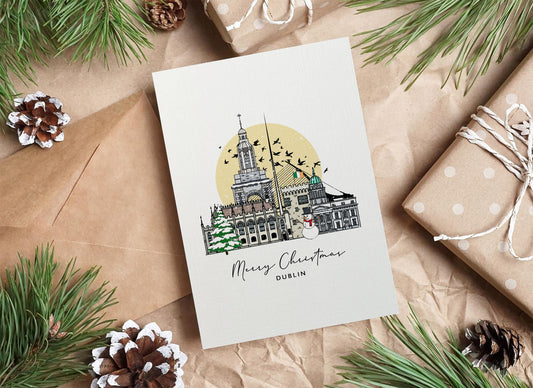 Dublin Personalised Christmas/Holiday Greeting Card