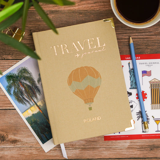 Luxury Hot Air Balloon Personalised Travel Journal