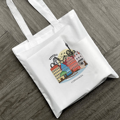 Copenhagen Denmark Personalised Tote Bag