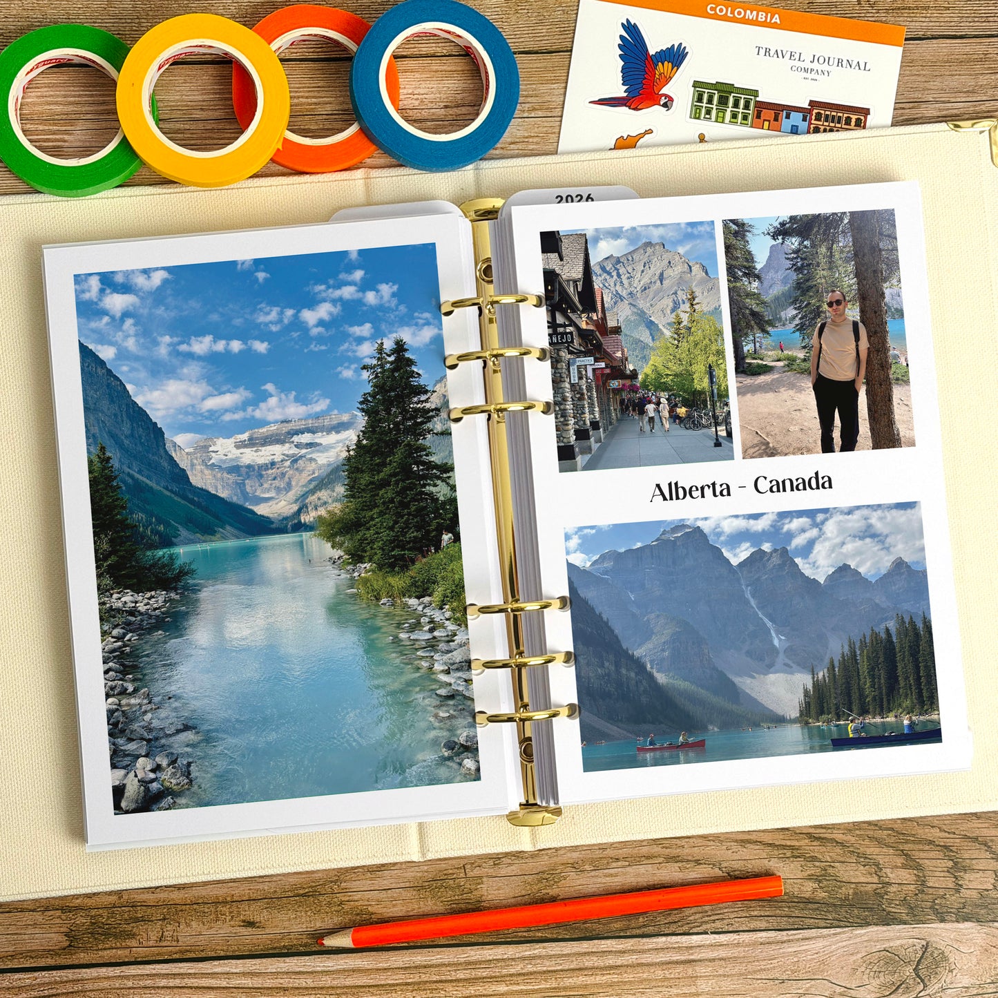 A5 HD Photographic Print - Travel Journal Binder Insert