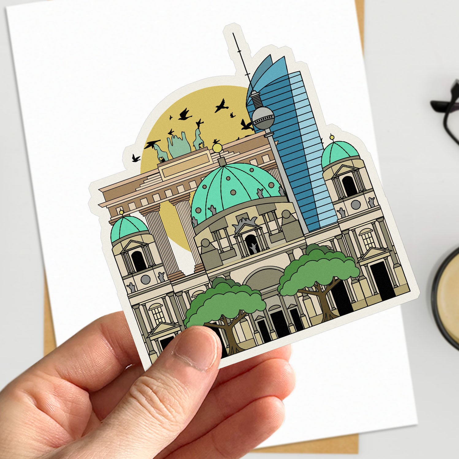 Sticker Berlin Club Berlin Travel Stickers – Travel Journal Company