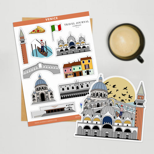 Venice Travel Stickers