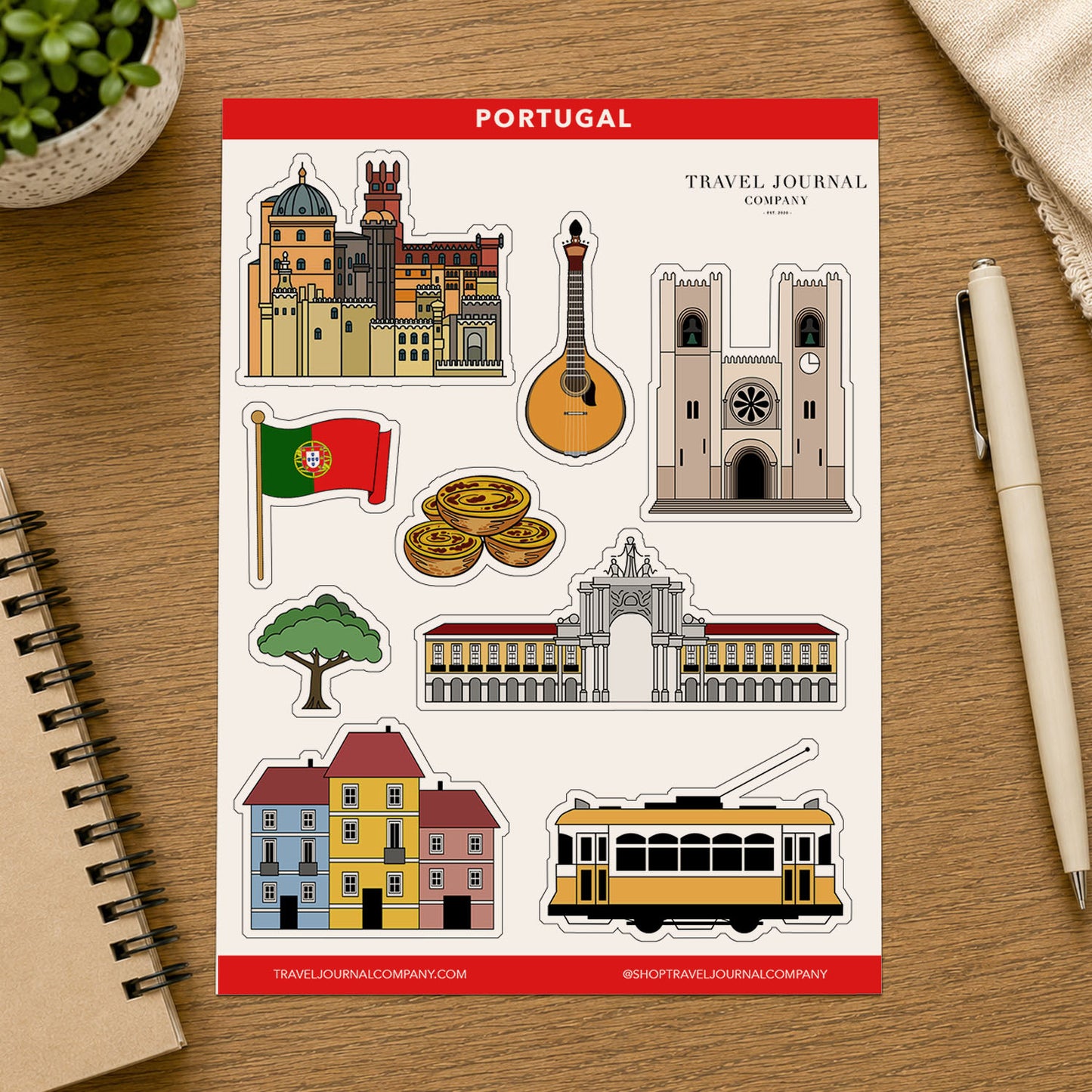 Portugal - Lisbon Travel Stickers