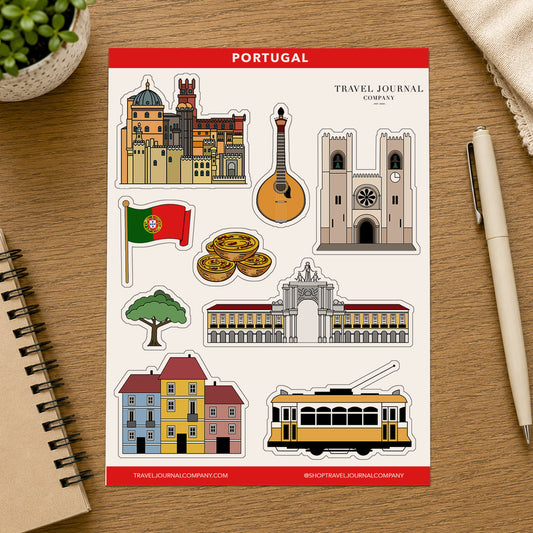 Portugal - Lisbon Travel Stickers