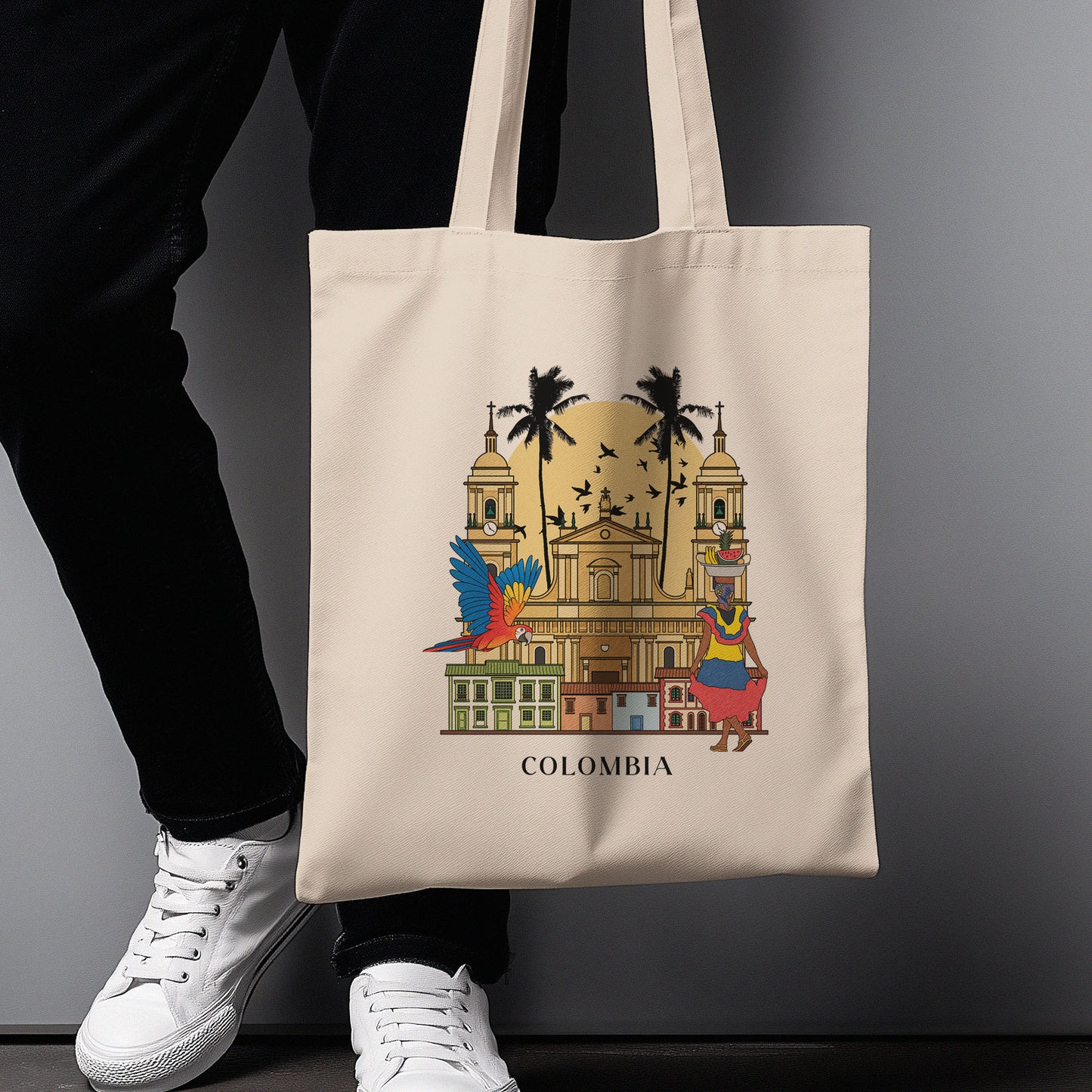 Colombia Personalized Tote Bag