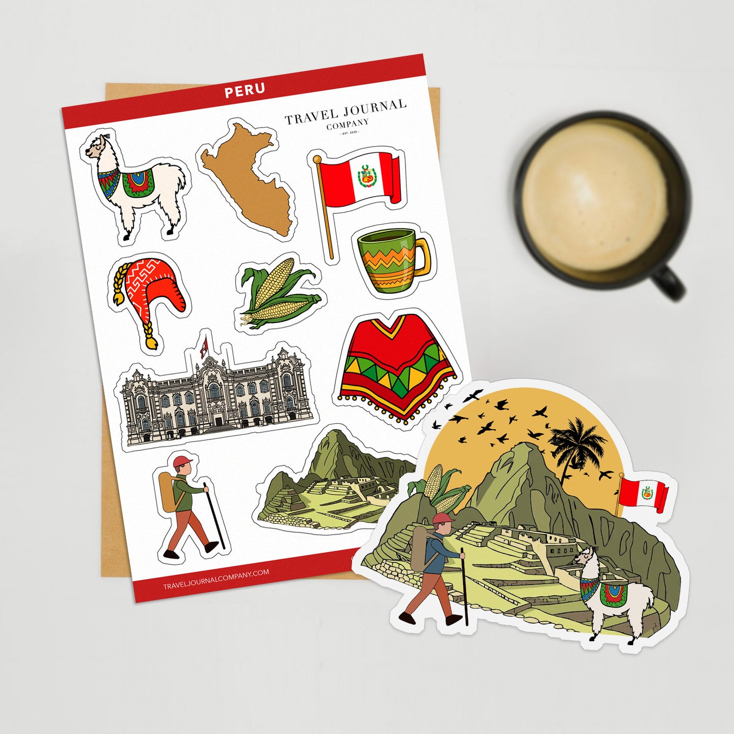 Peru Travel Stickers