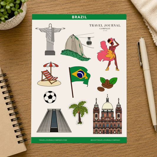 Brazil - Rio de Janeiro Travel Stickers