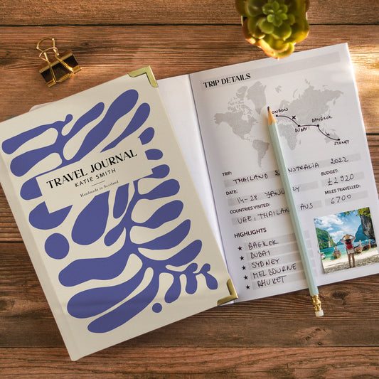 Personalised Travel Journal | Modern