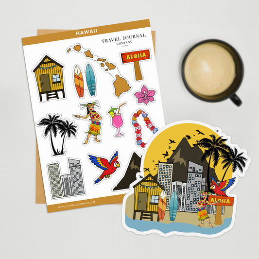 Hawaii Travel Stickers