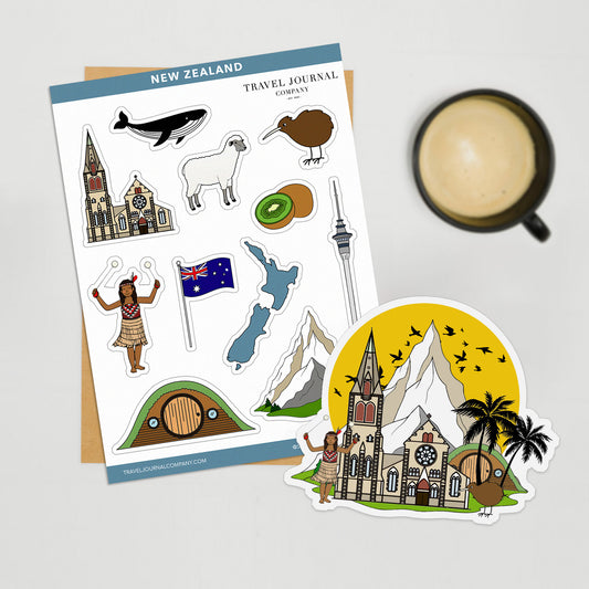 New Zealand Travel Stickers