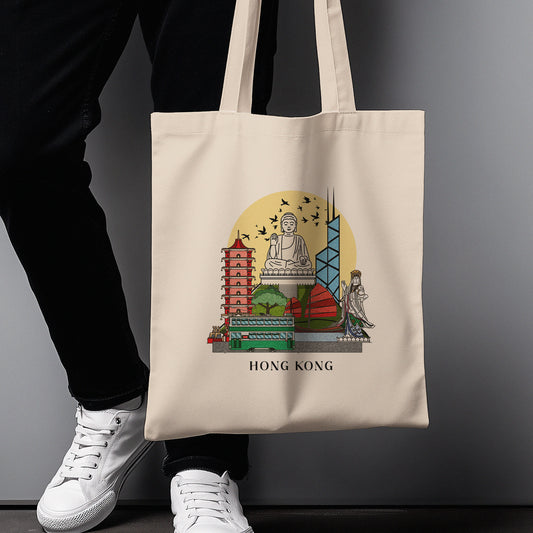 Hong Kong Personalized Tote Bag