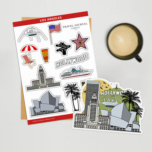 Los Angeles Travel Stickers