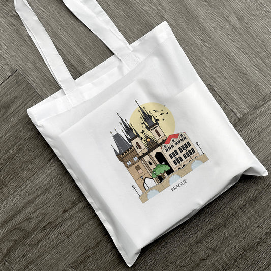 Prague Czechia Personalised Tote Bag