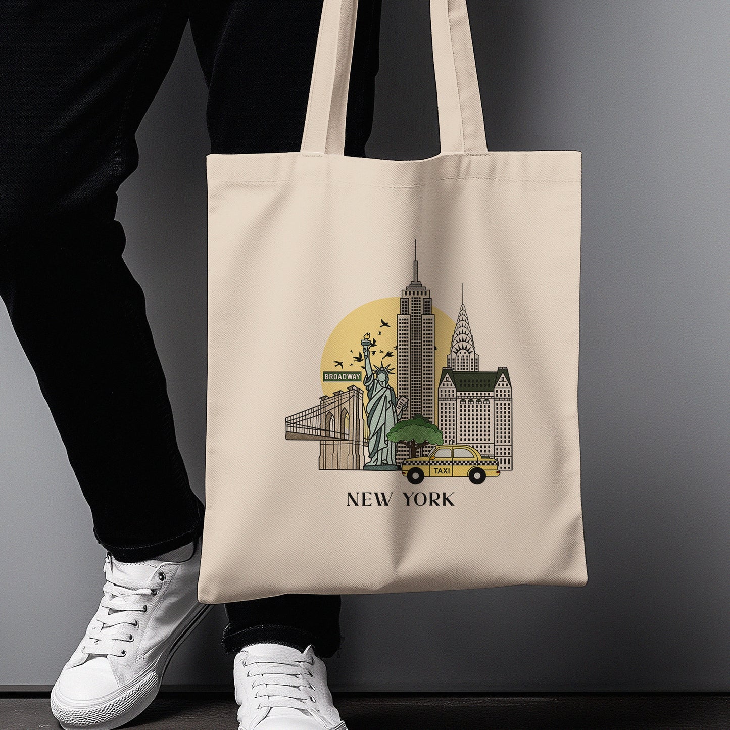 New York Personalized Tote Bag