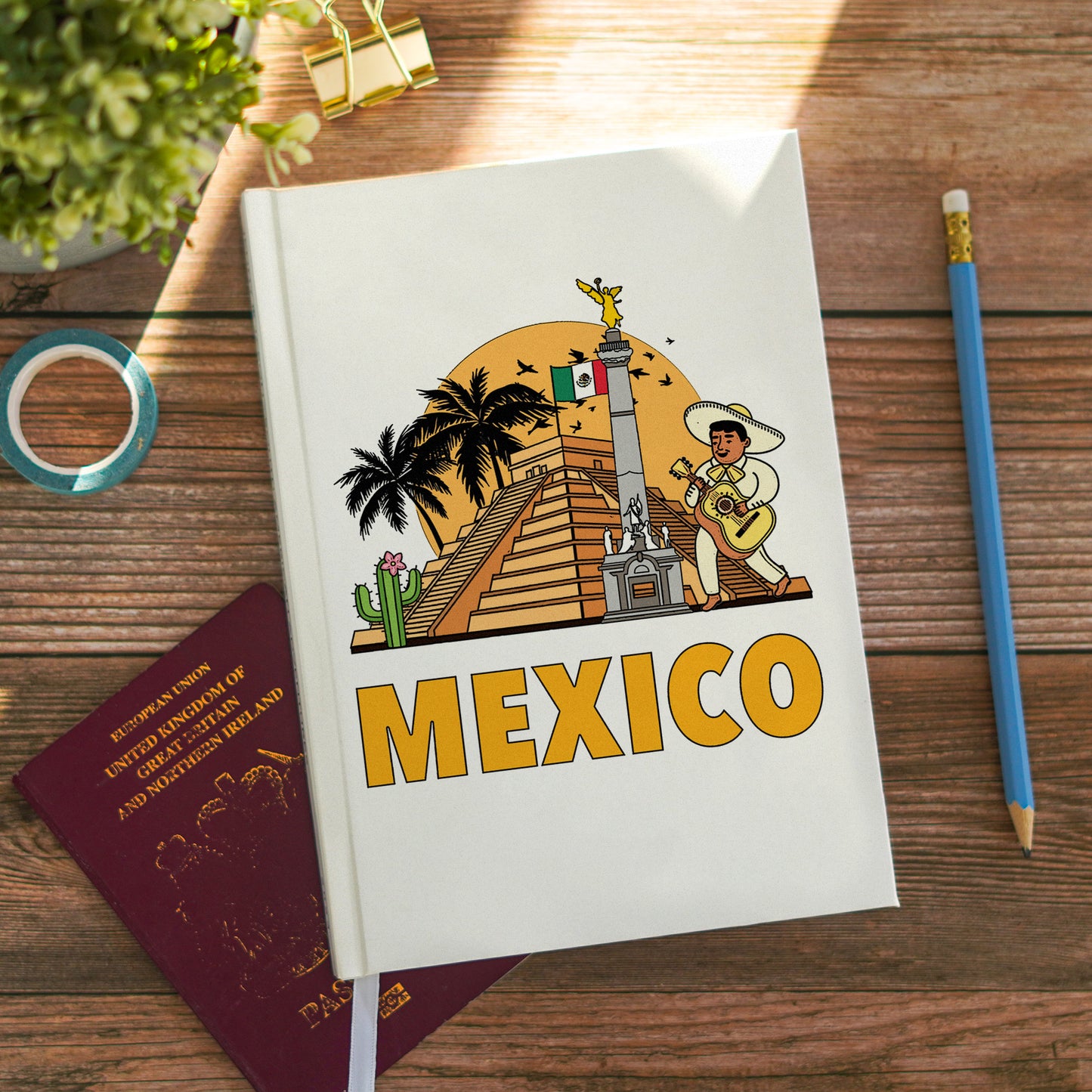 Mexico Notebook Illustrated Travel Journal Series
