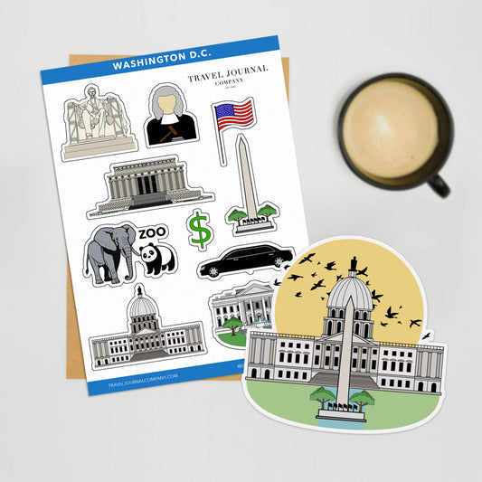 Washington D.C. Travel Stickers