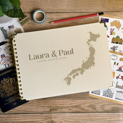 Japan Personalized Travel Scrapbook/Photo Album