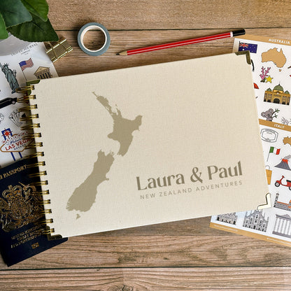 New Zealand Personalized Travel Scrapbook/Photo Album