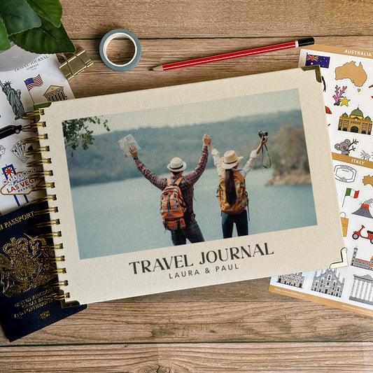 Custom Photo XL Personalised Travel Journal