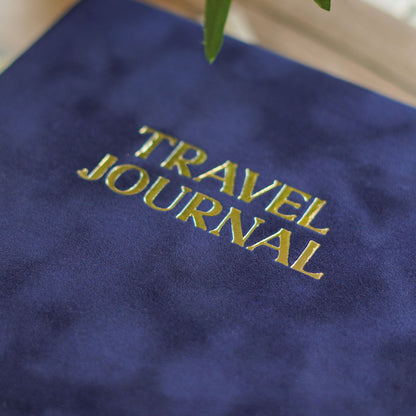 Personalised Travel Journal Binder | Velvet