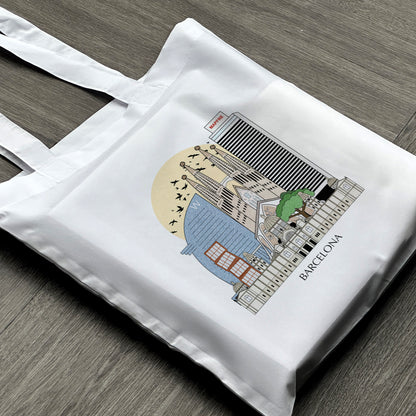 Barcelona Spain Personalised Tote Bag