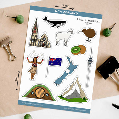 New Zealand Travel Stickers