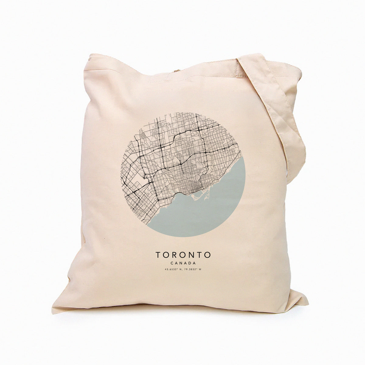 Toronto Personalised Custom Map Tote Bag | Canada Travel Gift