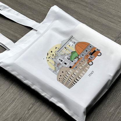 Italy Personalised Tote Bag