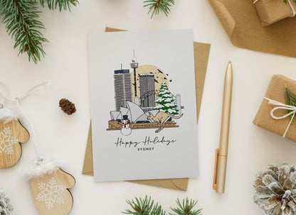 Sydney Personalised Christmas/Holiday Greeting Card