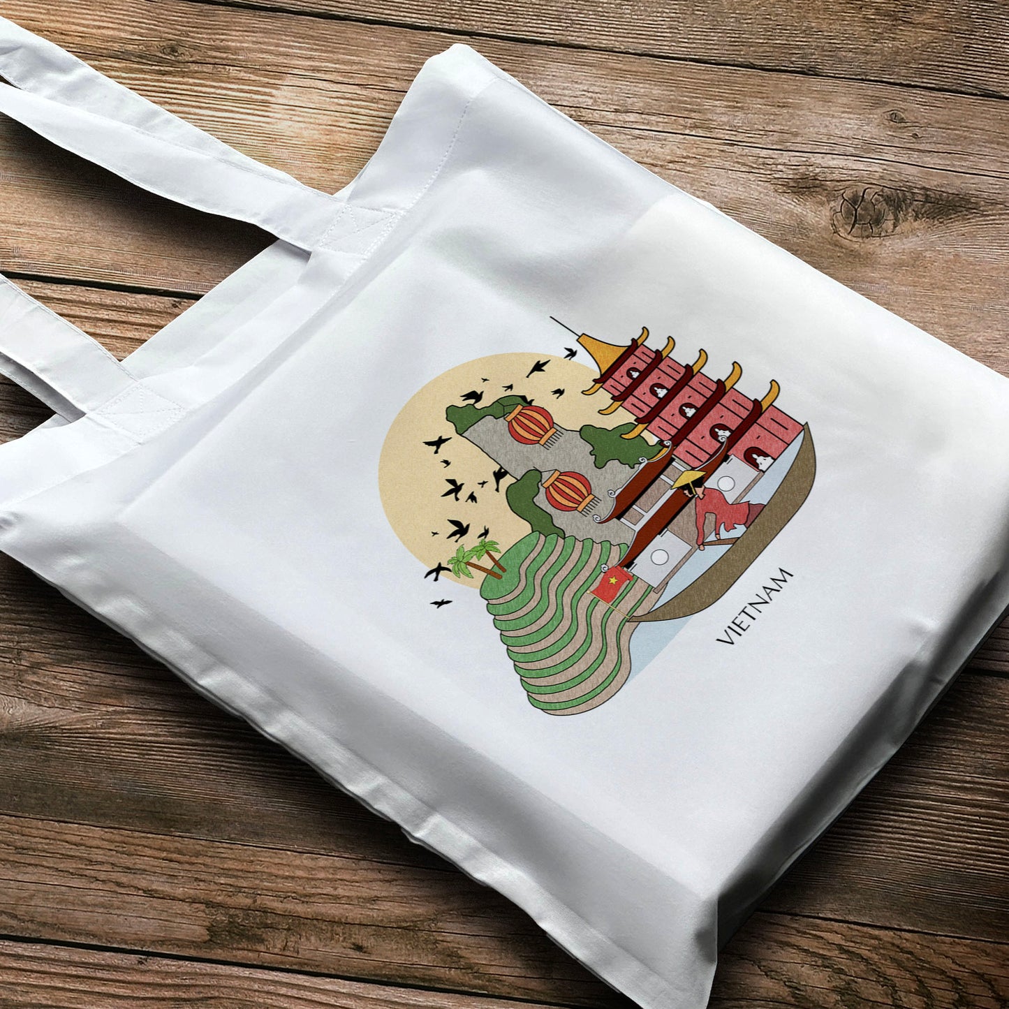 Vietnam Personalised Tote Bag