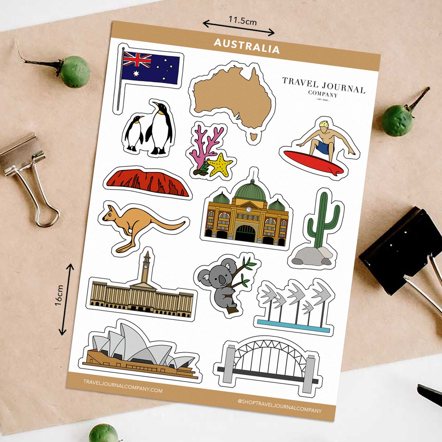 Australia Travel Stickers