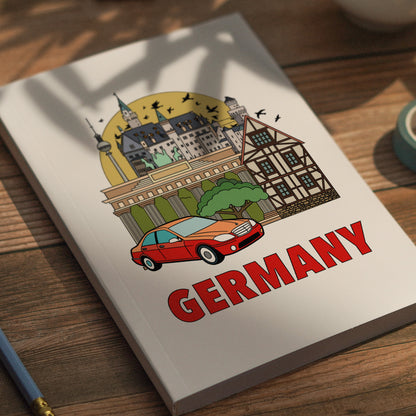 Germany Notebook Illustrated Travel Journal Series