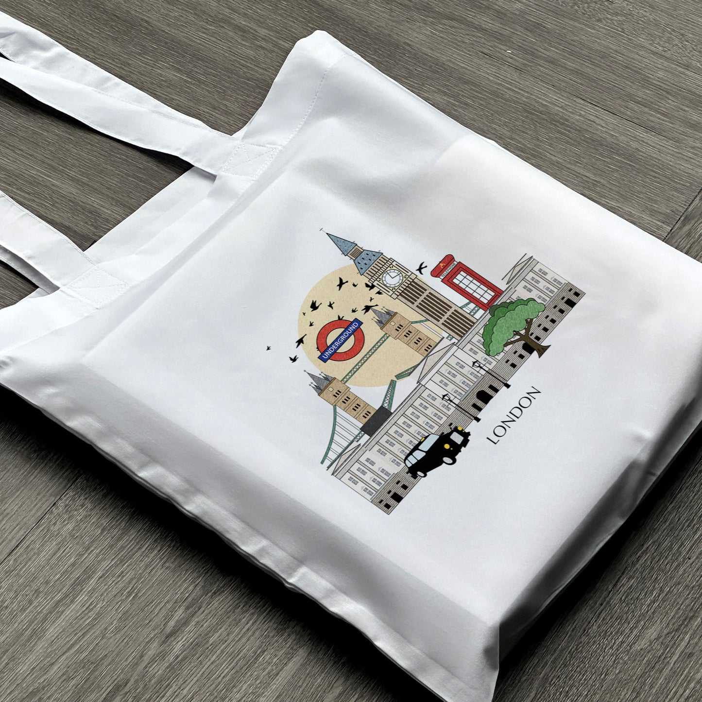 London England Personalised Tote Bag