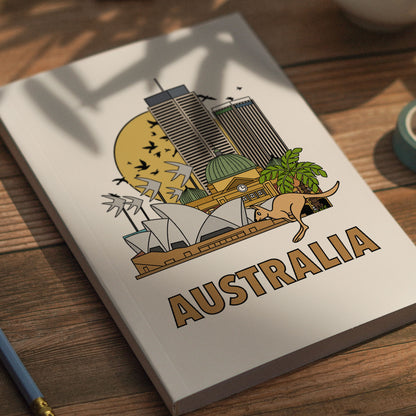 Australia Notebook Illustrated Travel Journal Series