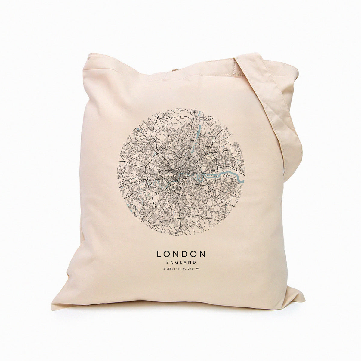 London Personalised Custom Map Tote Bag | England Travel Gift