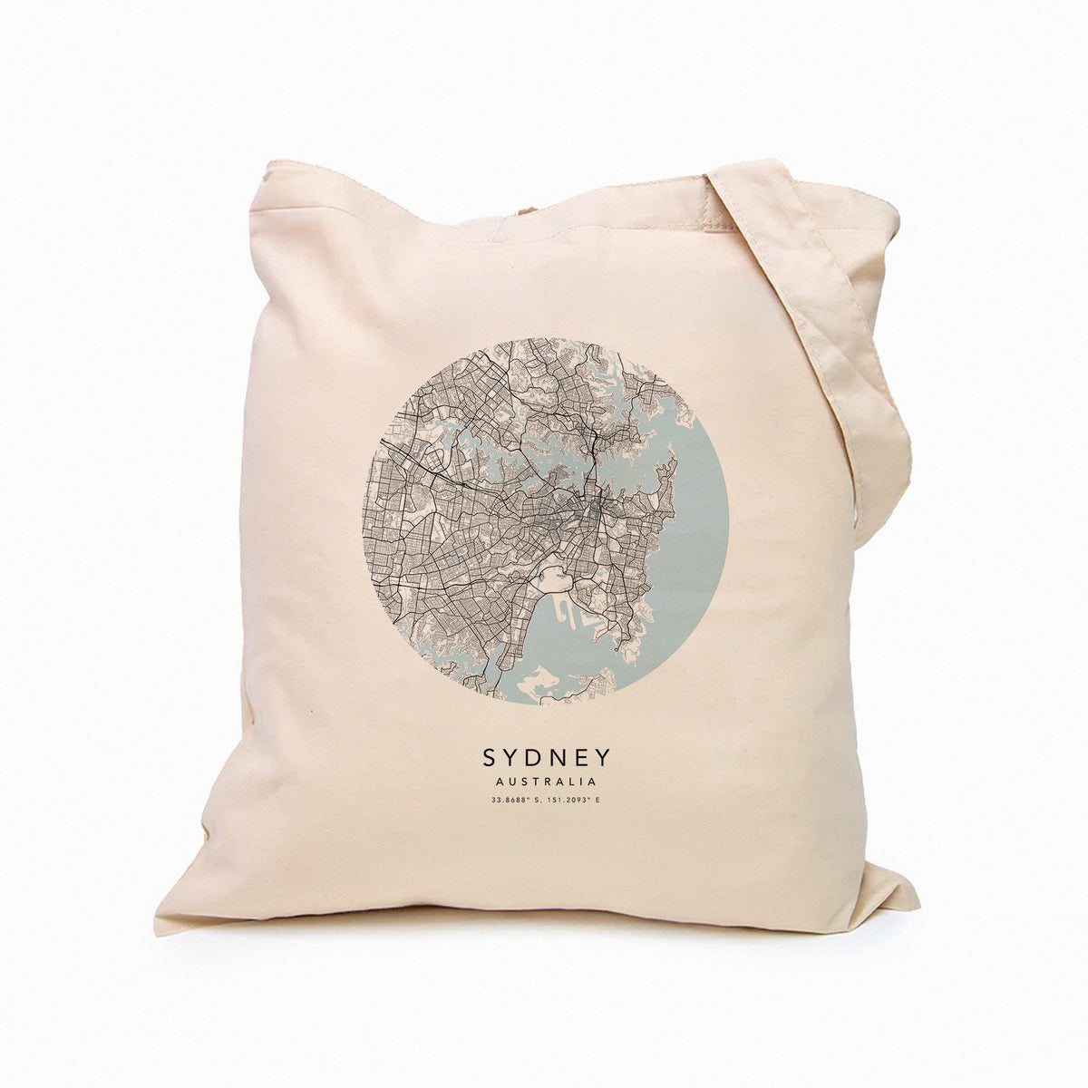 Sydney Personalised Custom Map Tote Bag | Australia Travel Gift