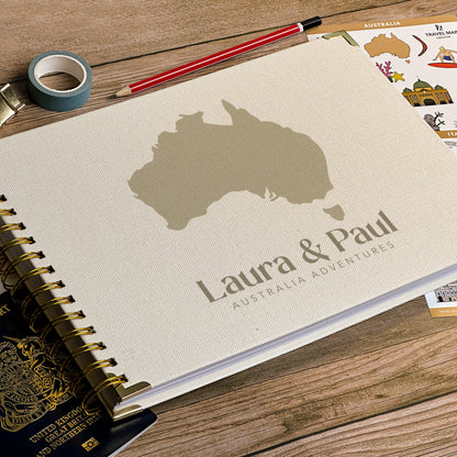 Australia Personalized Travel Scrapbook/Photo Album