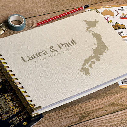 Japan Personalized Travel Scrapbook/Photo Album