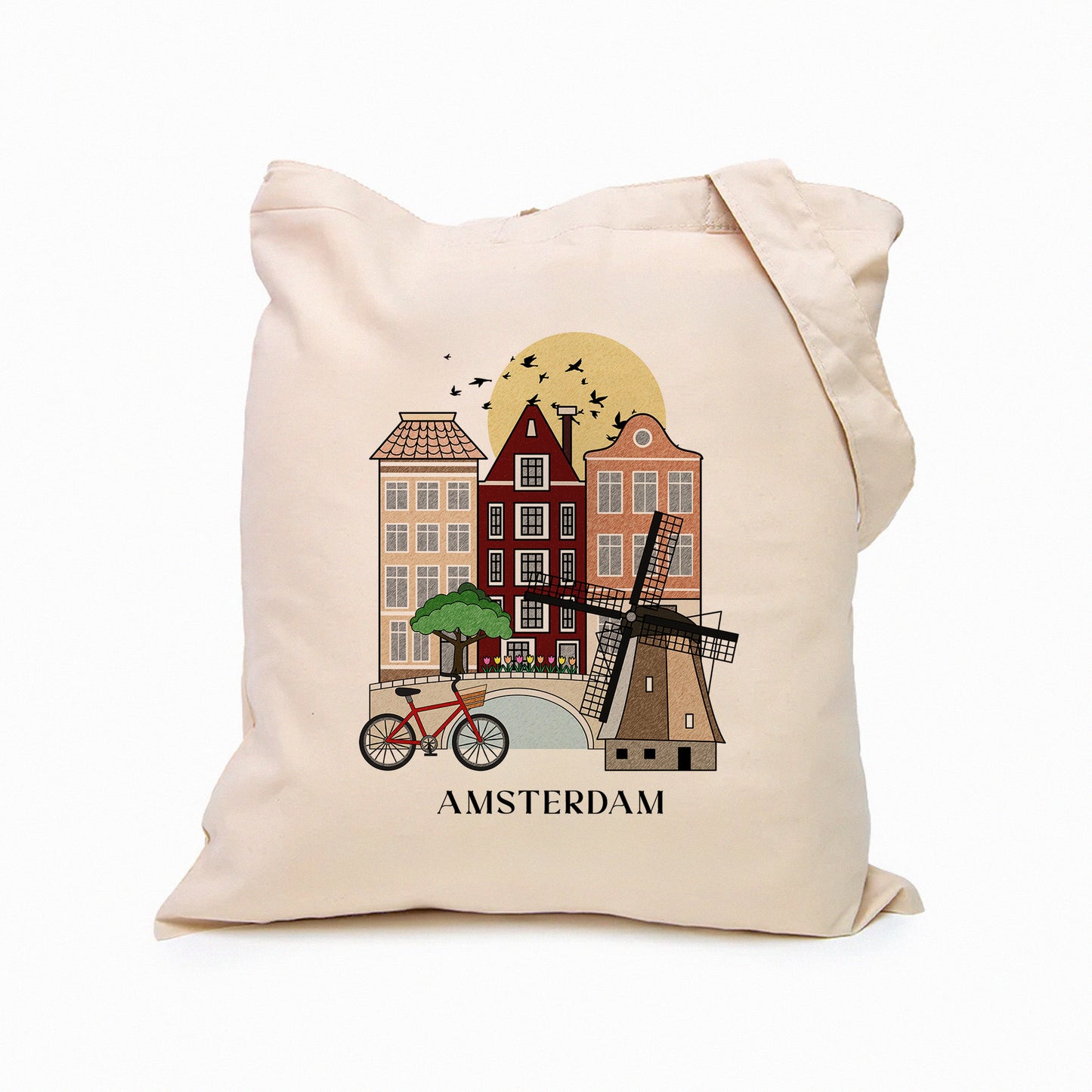 Amsterdam Personalized Tote Bag