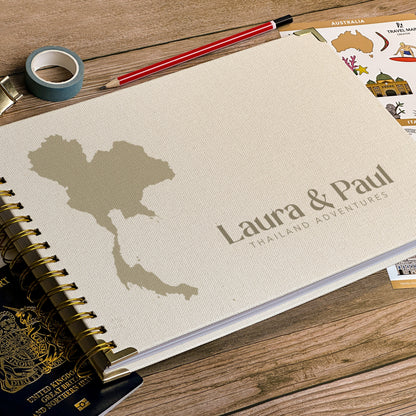 Thailand Personalized Travel Scrapbook/Photo Album