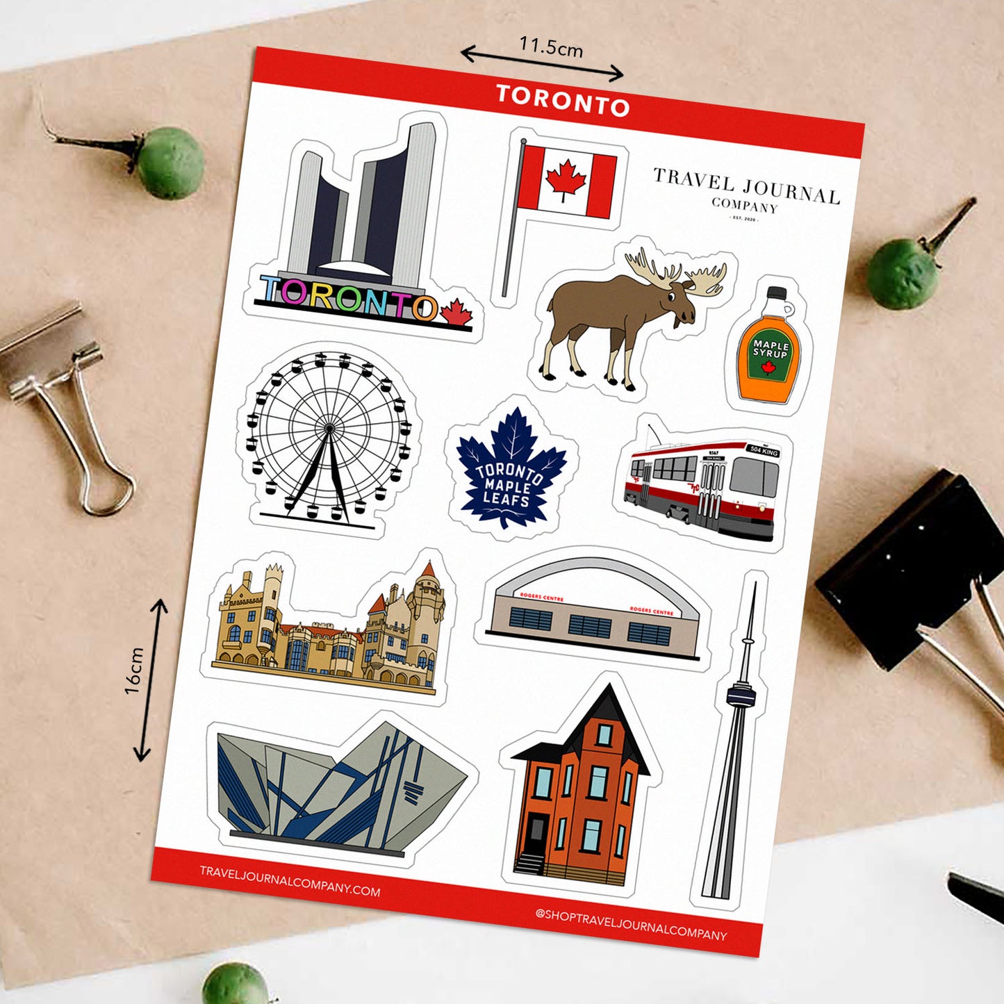 Toronto Travel Stickers