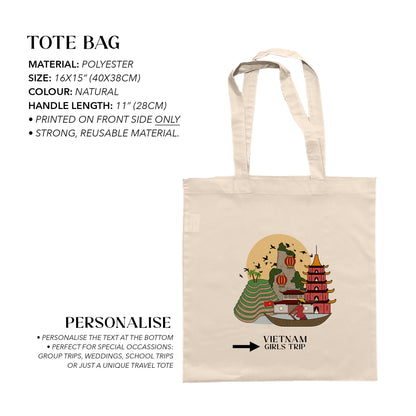 Vietnam Personalized Tote Bag